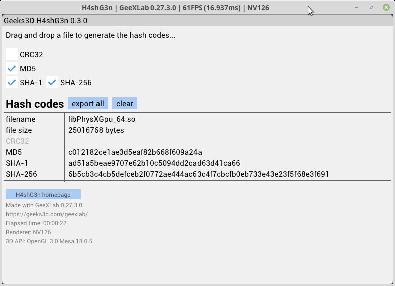 H4shG3n Simple Hash Generator Utility - MD5, SHA1 and SHA256