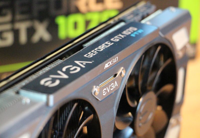 EVGA GeForce GTX 1070 FTW burn-in test