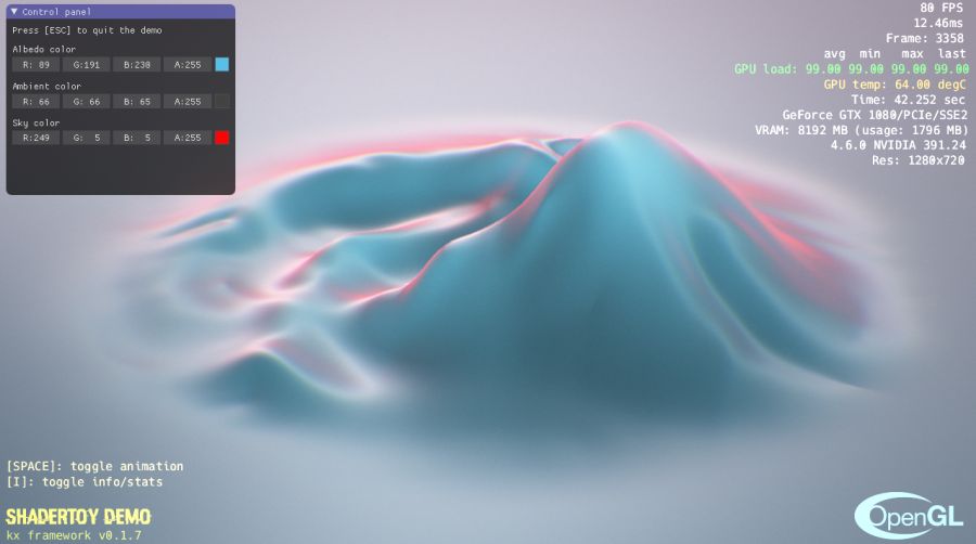 Shadertoy to GeeXLab - Goo