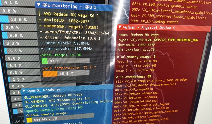 GL-Z - AMD Radeon Software Adrenalin + Radeon RX Vega 56