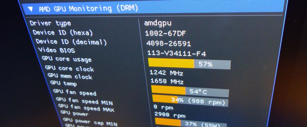 Linux GPU monitoring with DRM - GeeXLab demo