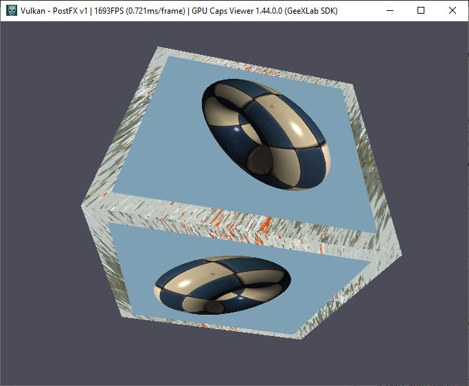 GPU Caps Viewer 1.44.0 - GeeXLab demo: Vulkan + posst processing / render targets