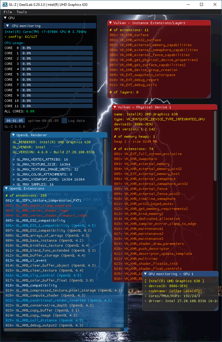 Intel UHD Graphics driver - GL-Z