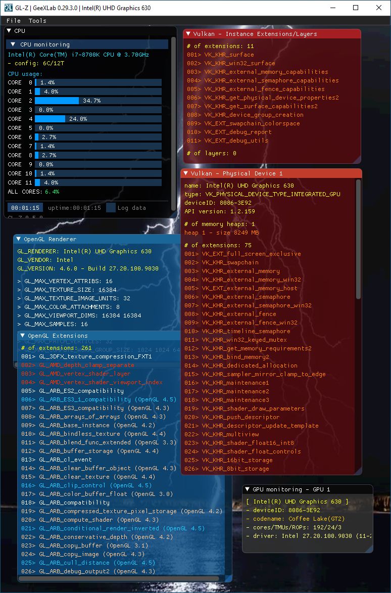 Intel UHD Graphics driver - GL-Z