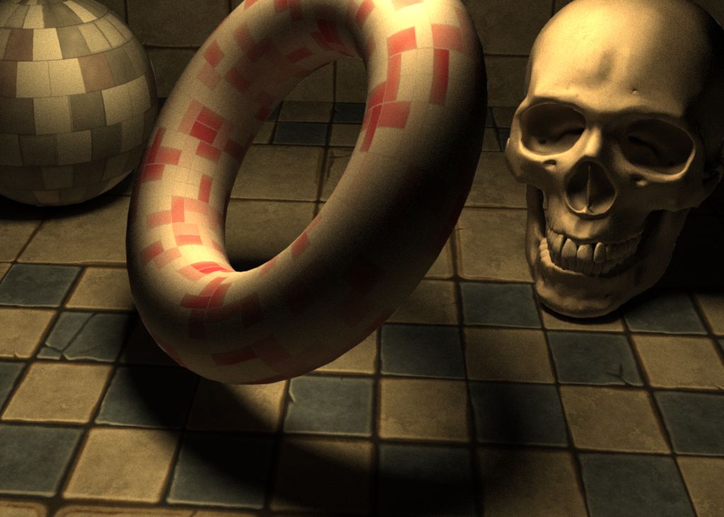 GeeXLab path tracing demo - Vulkan ray tracing - 4096 SPP