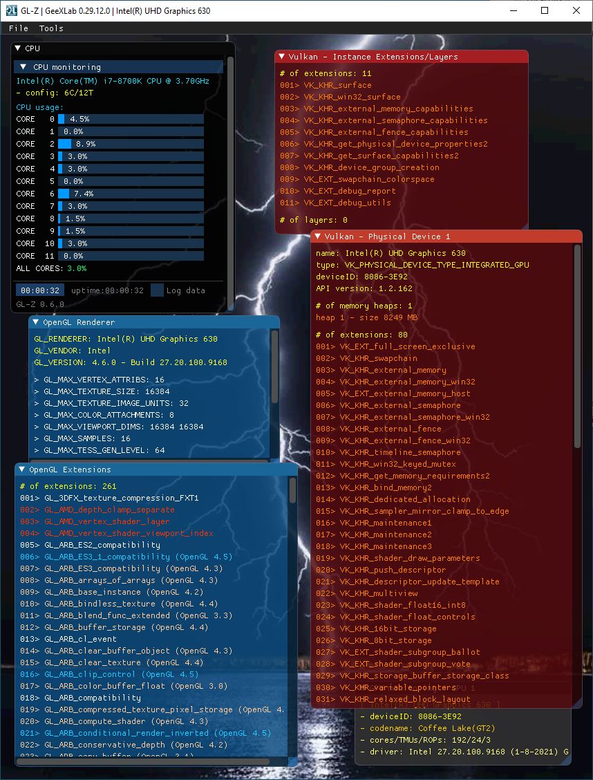Intel UHD Graphics driver - GL-Z