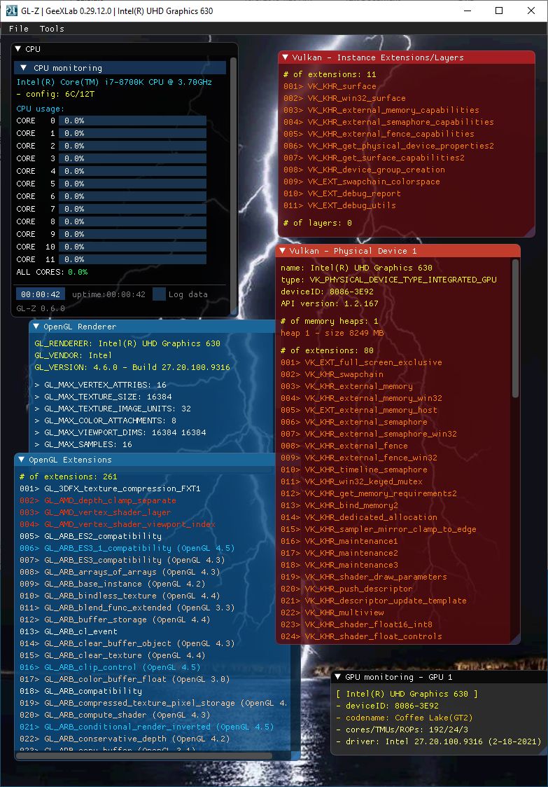 Intel UHD Graphics driver - GL-Z