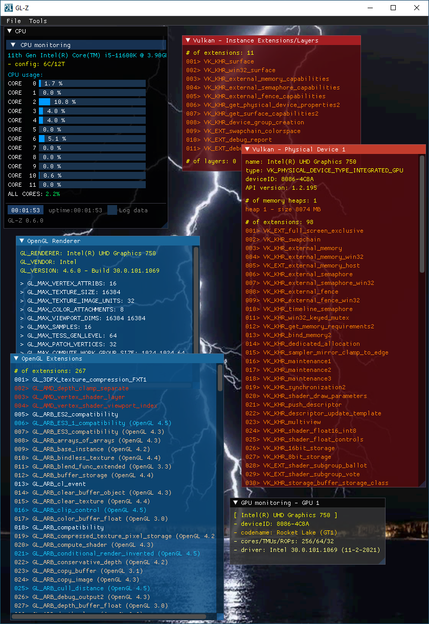 Intel UHD Graphics driver - GL-Z