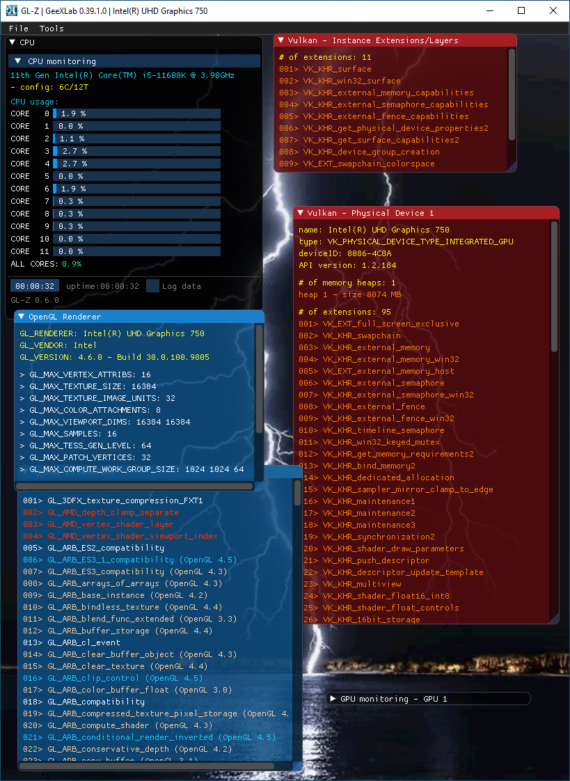 Intel UHD Graphics driver - GL-Z
