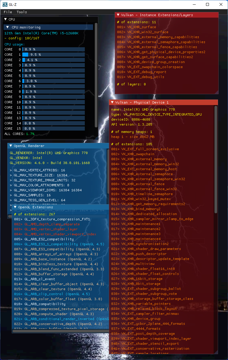 Intel UHD Graphics driver - GL-Z