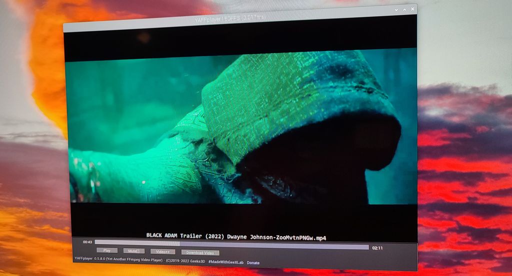 YAFFplayer video player - based on FFmpeg and GeeXLab