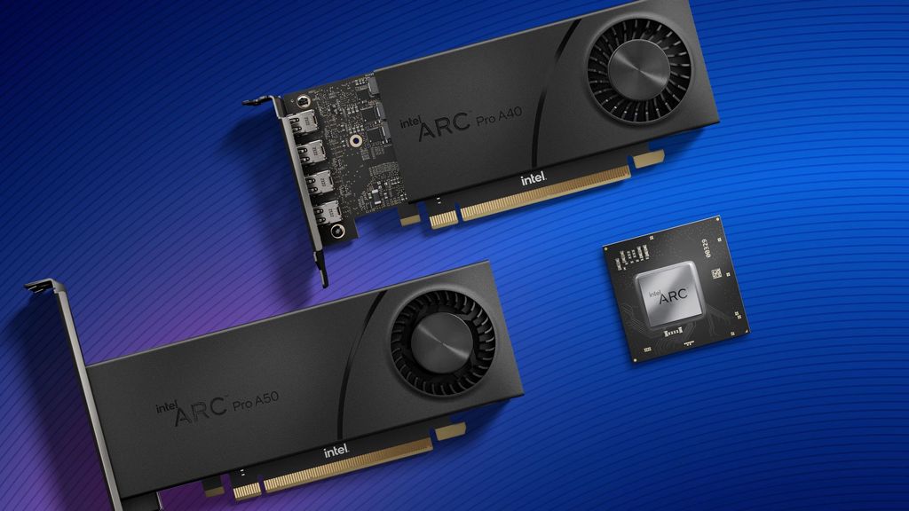 Intel Arc Pro A40 and A50